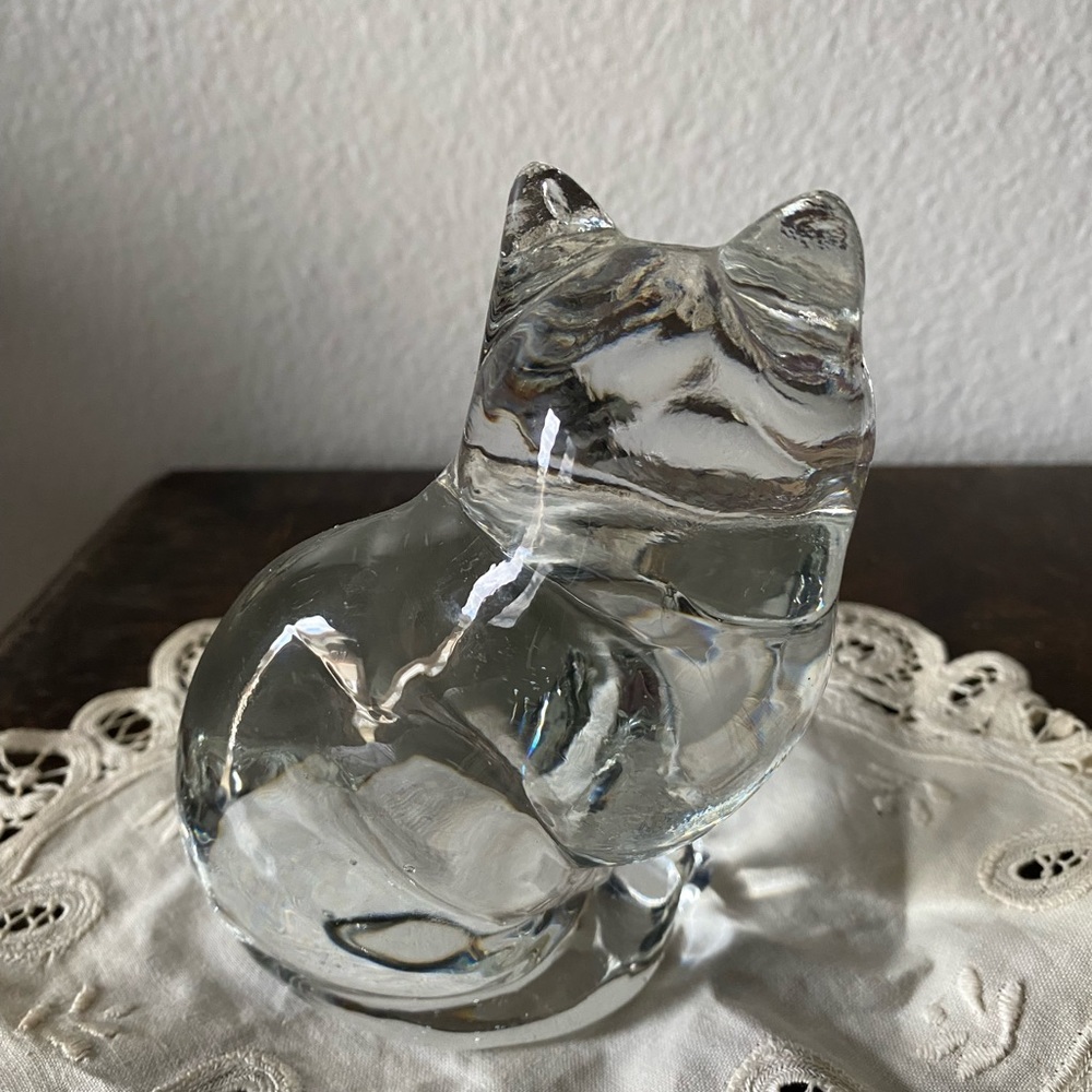 Glass cat - Picture 3 of 3